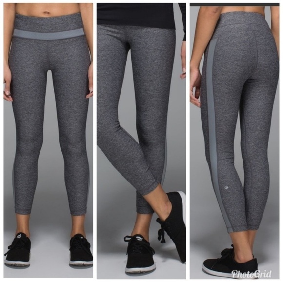 Lululemon Light Speed Tight Grey Size 4 - Picture 1 of 10